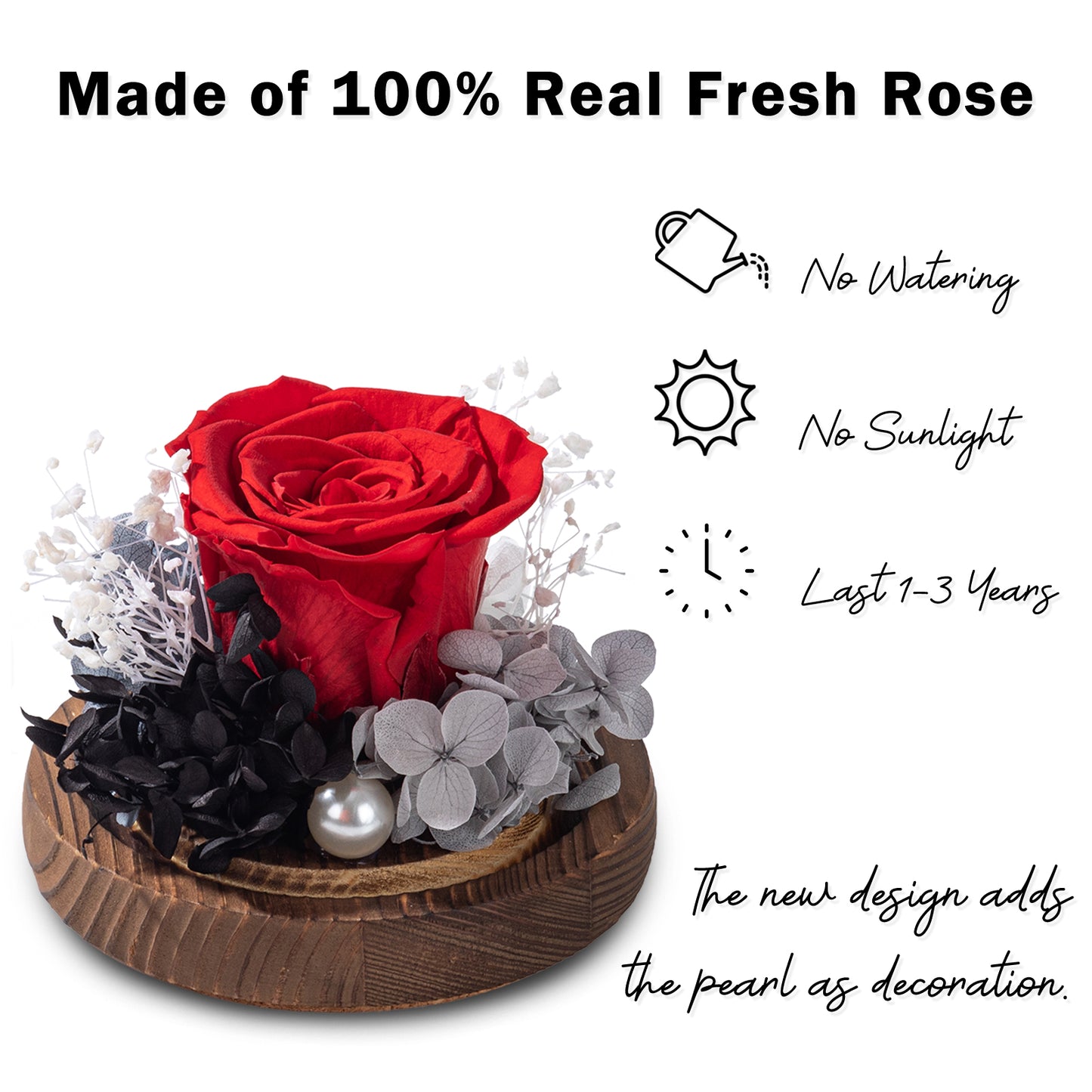 U UQUI Red Flowers Candle